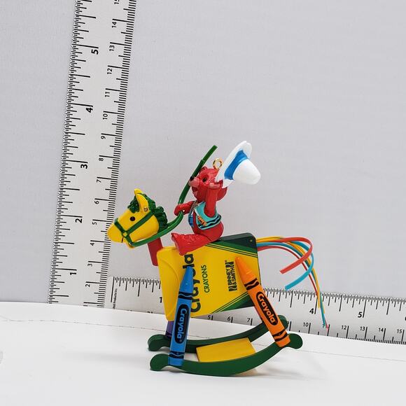 1997 Hallmark Bright Rocking Colors Crayola Crayon #9 Keepsake Holiday Ornament - Picture 8 of 8